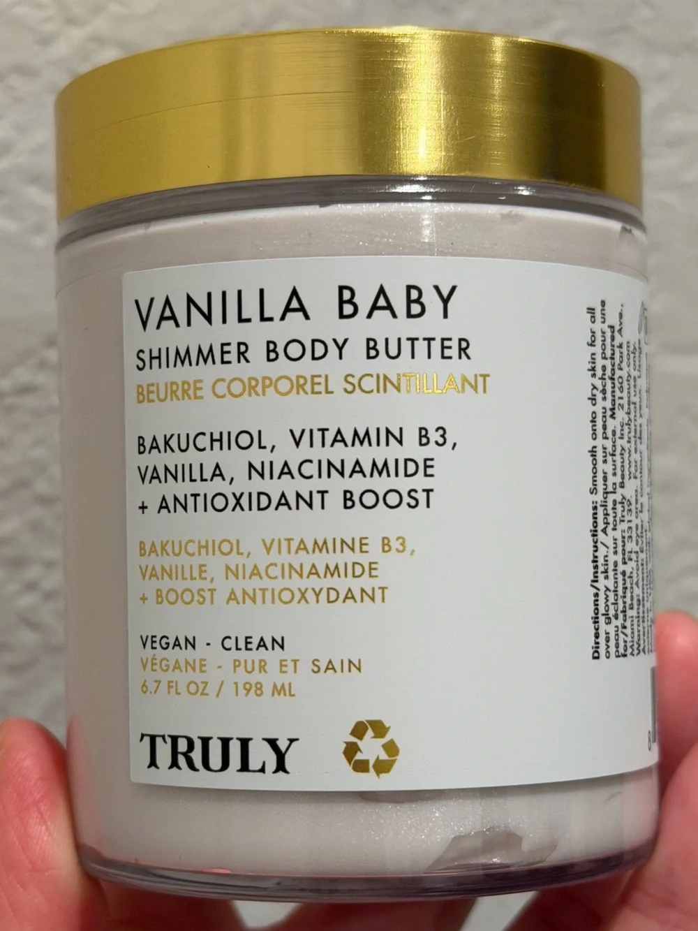 Truly Vanilla Baby Luxury Shimmer Body Butter